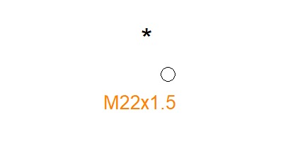 M22x1.5 - ISO6149-1